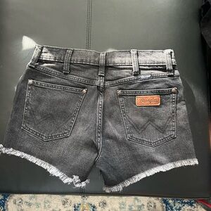 Wrangler Women's Dark Gray Jean Shorts